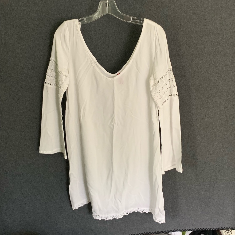 White dress, great for graduation!
